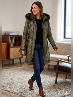 DANIER Leather Coat